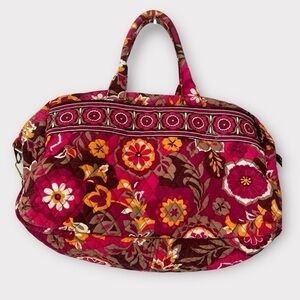 Vera Bradley small duffle in floral paisley